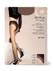 Колготки прозрачные эластичные sisi style 20 miele, , 2, SISI, - 2