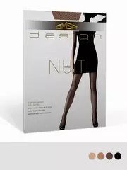 Колготки сетчатые omsa nuit caramello, , 1/2(S/M), OMSA, - 2