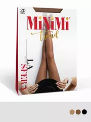 Колготки фантазийные minimi la sfera 20 nero, , 3, MINIMI, - 1