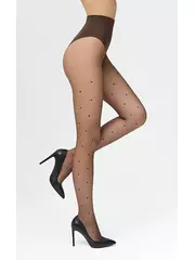 Колготки в средний горошек minimi la sfera slim 20 mineral, , 2, MINIMI, - 1