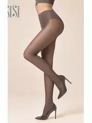 Матовые колготки с ажурными трусиками sisi style 70 grafite, , 2, SISI, - 1