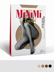 Колготки женские minimi retina nero, , 4 (L/XL), MINIMI, - 1