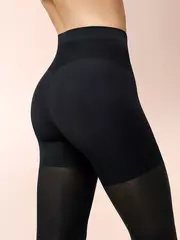 Колготки утягивающие minimi micro&slim 100 blu, , 3, MINIMI, - 5