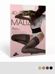 Чулки женские omsa malizia 40 bianco, , 3, OMSA, - 2