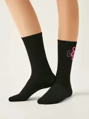 Удлиненные носки active 705 черный, , 36-38 (23-25), CONTE ELEGANT, - 2