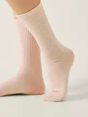 Удлиненные женские носки active 000 персиковый, , 36-38 (23-25), CONTE ELEGANT, - 2