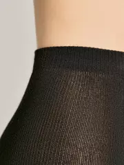 Тёплые ажурные колготки conte ajour 300 nero, , 4, CONTE ELEGANT, - 3