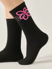 Удлиненные носки active 705 черный, , 36-38 (23-25), CONTE ELEGANT, - 1