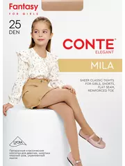 Детские колготки полиамидные mila natural, , 116-122, CONTE ELEGANT, - 1