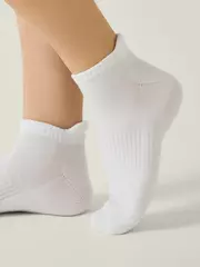 Носки женские esli active (короткие, махр. стопа) 078 белый, , 36-39 (23-25), ESLI, - 3