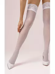 Чулки женские omsa malizia 40 bianco, , 3, OMSA, - 1