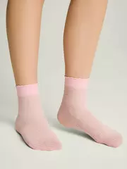 Детские носки с ажурным рисунком julia light pink, , 20-22, CONTE ELEGANT, - 3