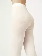 Плотные женские легинсы casual panna, , 3, CONTE ELEGANT, - 3