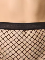 Колготки бесшовные с крупной сеткой minimi retina grande rosso, , 4 (L/XL), MINIMI, - 5