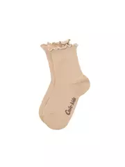 Носки с декоративным волнистым бортом tip-top 1019 бежевый, , 16-18, CONTE-KIDS, - 6