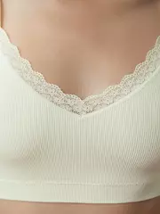 Топ на тонких бретелях с вкладышами minimi 1011s french chic avorio, , 46/48 (m/l), MINIMI, - 3