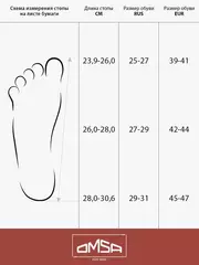 Носки мужские omsa active 103 bianco, , 39-41 (25-27), OMSA, - 3