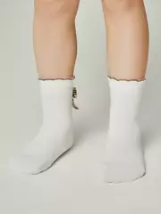 Носки детские (декор, бантики) tip-top 065 молочный, , 18, CONTE-KIDS, - 3