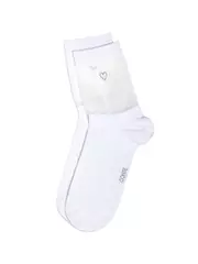 Носки со стразами conte classic 684 белый, , 36-38 (23-25), CONTE ELEGANT, - 3
