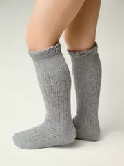 Гольфы детские conte-kids miss 058 серый, , 18, CONTE-KIDS, - 1