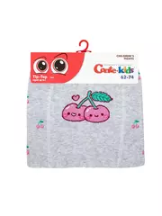 Колготки детские tip-top 705 светло-серый, , 62-74 (12), CONTE-KIDS, - 3