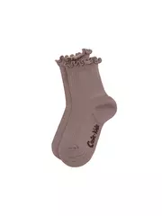 Носки без резинки с волнистым бортом tip-top 1019 кофейный, , 16-18, CONTE-KIDS, - 4