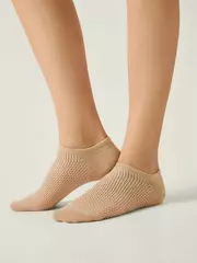 Носки женские (ультракороткие) conte active 618 бежевый, , 36-38 (23-25), CONTE ELEGANT, - 1