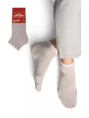 Укороченные мужские носки omsa active 105 grigio chiaro, , 36-38 (23-25), OMSA, - 1