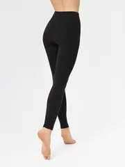 Легинсы хлопковые с флисом minimi siberia 300 nero, , 3, MINIMI, - 3
