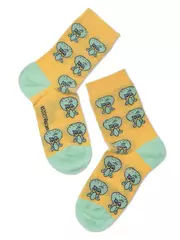 Носки средней длины spongebob брестские 4203 желтый, , 40-43 (27-29), БРЕСТСКИЕ, - 3