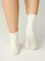 Носки с волнистым бортом tip-top 1019 молочный, , 16-18, CONTE-KIDS, - 3