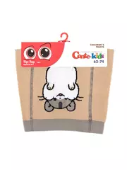 Колготки детские tip-top 706 бежевый, , 80-86 (14), CONTE-KIDS, - 3