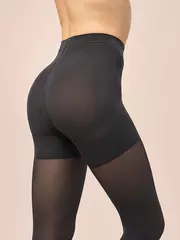 Моделирующие колготки из микрофибры minimi push up micro 3d 70/140 nero, , 3, MINIMI, - 4