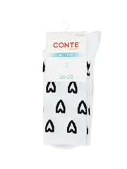 Носки женские conte active 713 белый, , 36-38 (23-25), CONTE ELEGANT, - 4