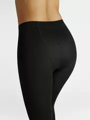 Легинсы женские из микрофибры с флисом minimi piuma 260 maxi nero, , 5, MINIMI, - 4