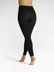 Легинсы женские из микрофибры с флисом minimi piuma 260 maxi nero, , 5, MINIMI, - 3