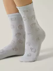 Носки женские вискозные conte classic 688 светло-серый, , 39-41 (25-27), CONTE ELEGANT, - 2