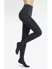 Колготки из микрофибры с флисом piuma 260 grigio melange, , 4, MINIMI, - 1