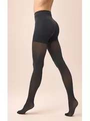 Матовые колготки с эффектом «пуш-ап» minimi push up micro 3d 70/140 carbone, , 3, MINIMI, - 1