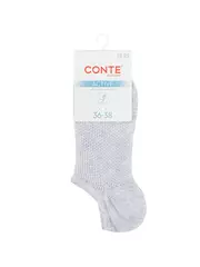 Ультракороткие носки active 618 светло-серый, , 39-41 (25-27), CONTE ELEGANT, - 3