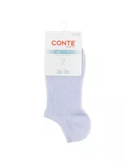 Носки женские (ультракороткие) active 618 бледно-фиолетовый, , 39-41 (25-27), CONTE ELEGANT, - 4