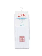 Удлинённые носки conte active 710 белый, , 36-38 (23-25), CONTE ELEGANT, - 4