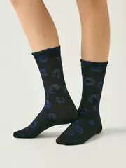 Носки женские вискозные conte classic 688 темно-синий, , 39-41 (25-27), CONTE ELEGANT, - 1