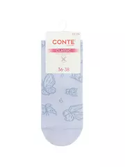 Носки женские conte classic 697 бледно-фиолетовый, , 39-41 (25-27), CONTE ELEGANT, - 4