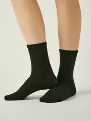 Удлинённые женские носки conte classic 751 черный, , 39-41 (25-27), CONTE ELEGANT, - 1