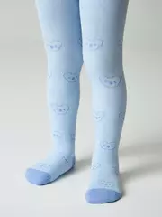 Колготки махровые conte-kids sof-tiki 697 голубой, , 62-74 (12), CONTE-KIDS, - 1