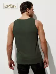 Майка мужская omsa cotton u1101 militari, , 48 (L), OMSA, - 2