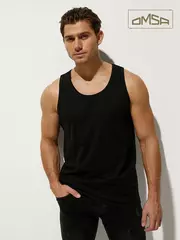 Майка мужская omsa u1103 nero, , 50(XL), OMSA, - 2