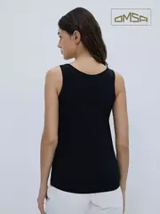 Майка женская omsa d1101 nero, , 42 (XS), OMSA, - 2