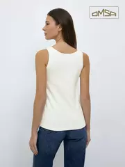 Майка женская omsa d1101 avorio, , 46 (M), OMSA, - 2